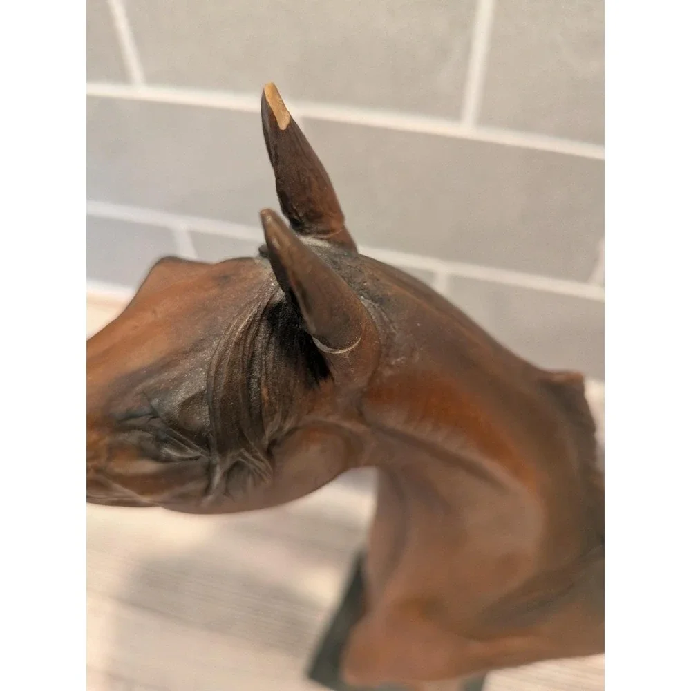 1996 Kasper Studio Design Morning Call Horse Bust Sculpture #25 Kentucky Signed